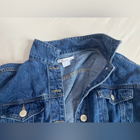 Cropped denim jacket - Picture 2 of 4